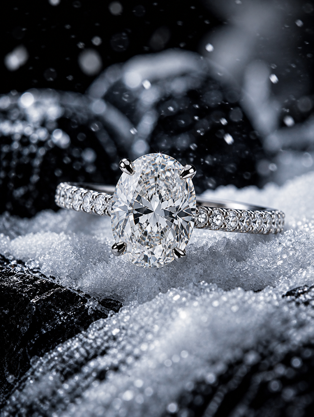 Ovaler Diamant-Verlobungsring als Inspiration für individuelle Ringwünsche